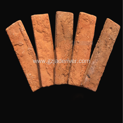 Background Stone Of Red Brick Artificial Stone Restaurant